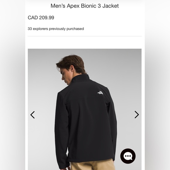 Men’s Apex Bionic 3 Jacket Size S (Can also be worn by Women) - Picture 5 of 11